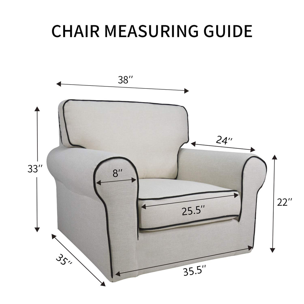 Stretch Chair Sofa Slipcover Couch Covers for Sofa, Dark Gray
