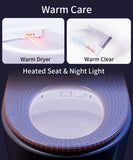DP7 Smart Toilet with Bidet Built in,Auto Open/Close,Heated Seat,Automatic Flush Bidet Toilet,Night