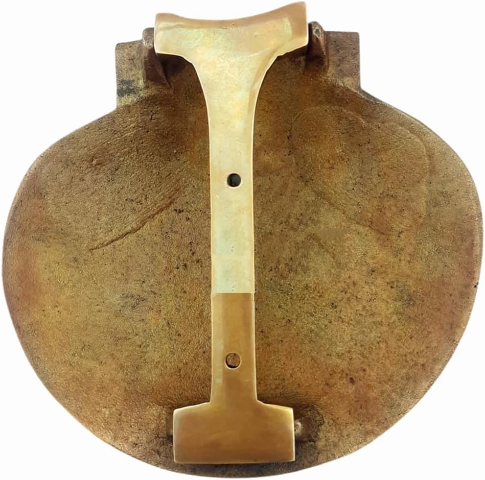 Brass Scallop Shell Door Knocker , Nautical Solid Brass Door Knocker for Home & Hotel Front Door