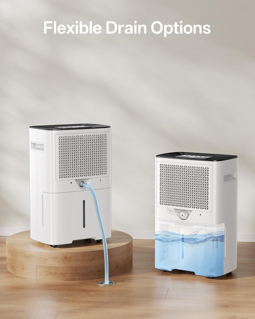 Dehumidifier for Basement, 52 Pints Dehumidifiers for Bedroom Bathroom Large Room Home