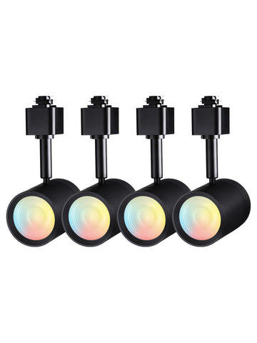 Studio Series 8.5W H Track Lighting Heads, 5CCT, Black