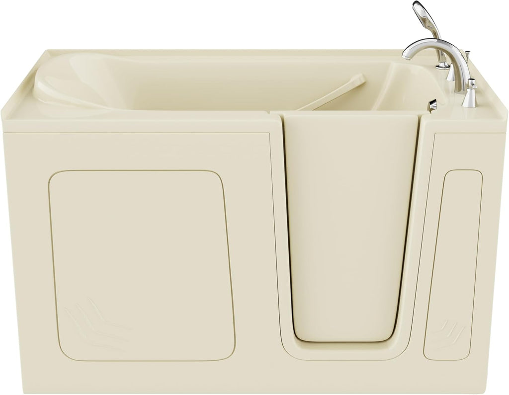 Tubs Series Wide Opening Door Right Drain Quick Fill Walk-In Soaking Tub in Biscuit Finish 32 in. x 60 in. | AMZ3260RBS