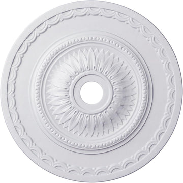 29 1/2"OD x 3 5/8"ID x 1 5/8"P Sunflower Ceiling Medallion (Fits Canopies up to 5 5/8")
