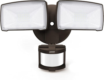Hardwired LED Security Lights Motion Sensor Outdoor, 30W 3200LM | 5500K Daylight, 72 FT Range & 180° Detection, Easy