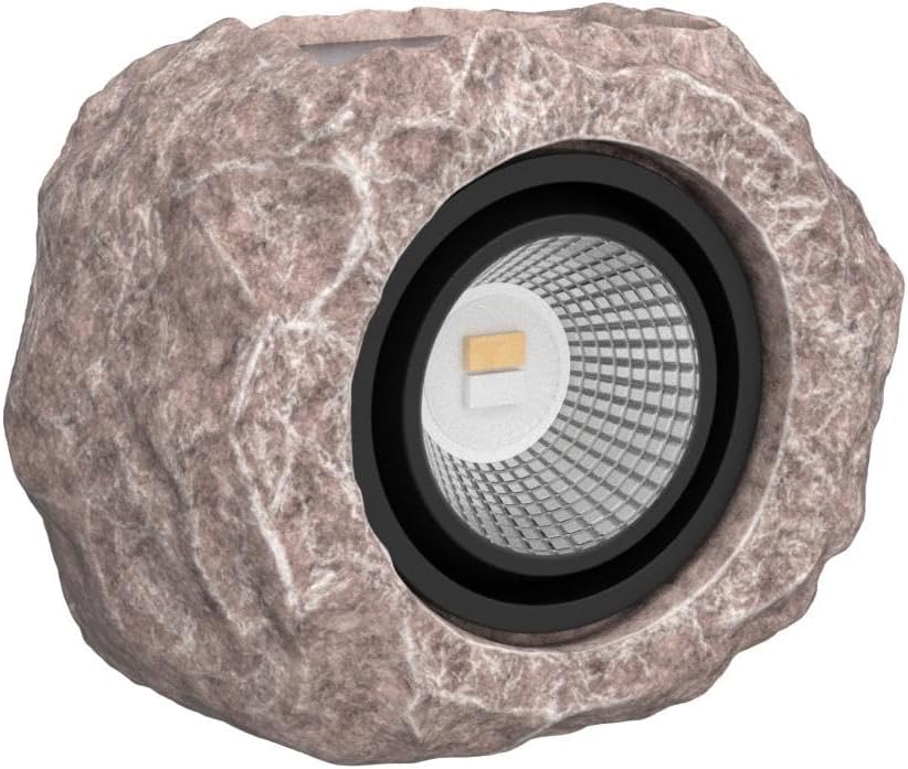 Solar Rock Lights Outdoor, 2 Pack Super Bright Solar Spot Lights Outdoor IP65 Waterproof Solar Yard Lights, Auto