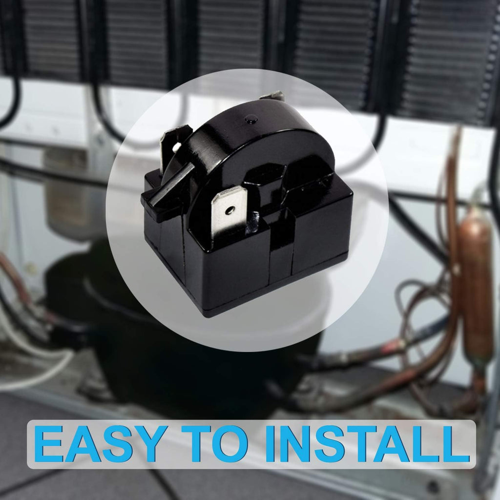 4.7 Ohm 3-Pin PTC Starter Relay Replacement - Mini Fridge Compact Refrigerator Beverage Cooler Wine Beer Kegerator