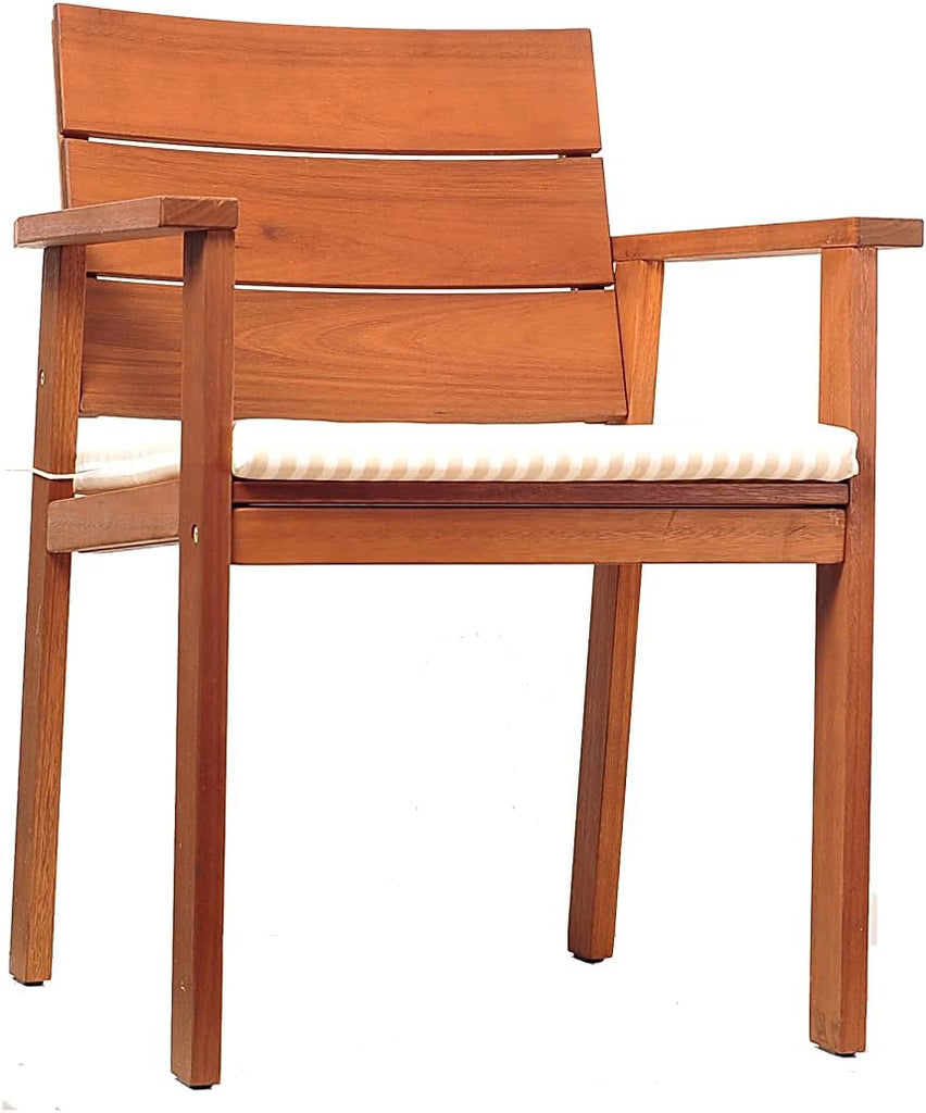 2-Piece Nelson Eucalyptus Easy Carver Chair Set with Cushions