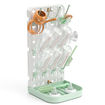 Baby Bottle Drying Rack Baby Bottle Holder Space Saving Bottle Dryer Rack Station Countertop Storage Organizer 12
