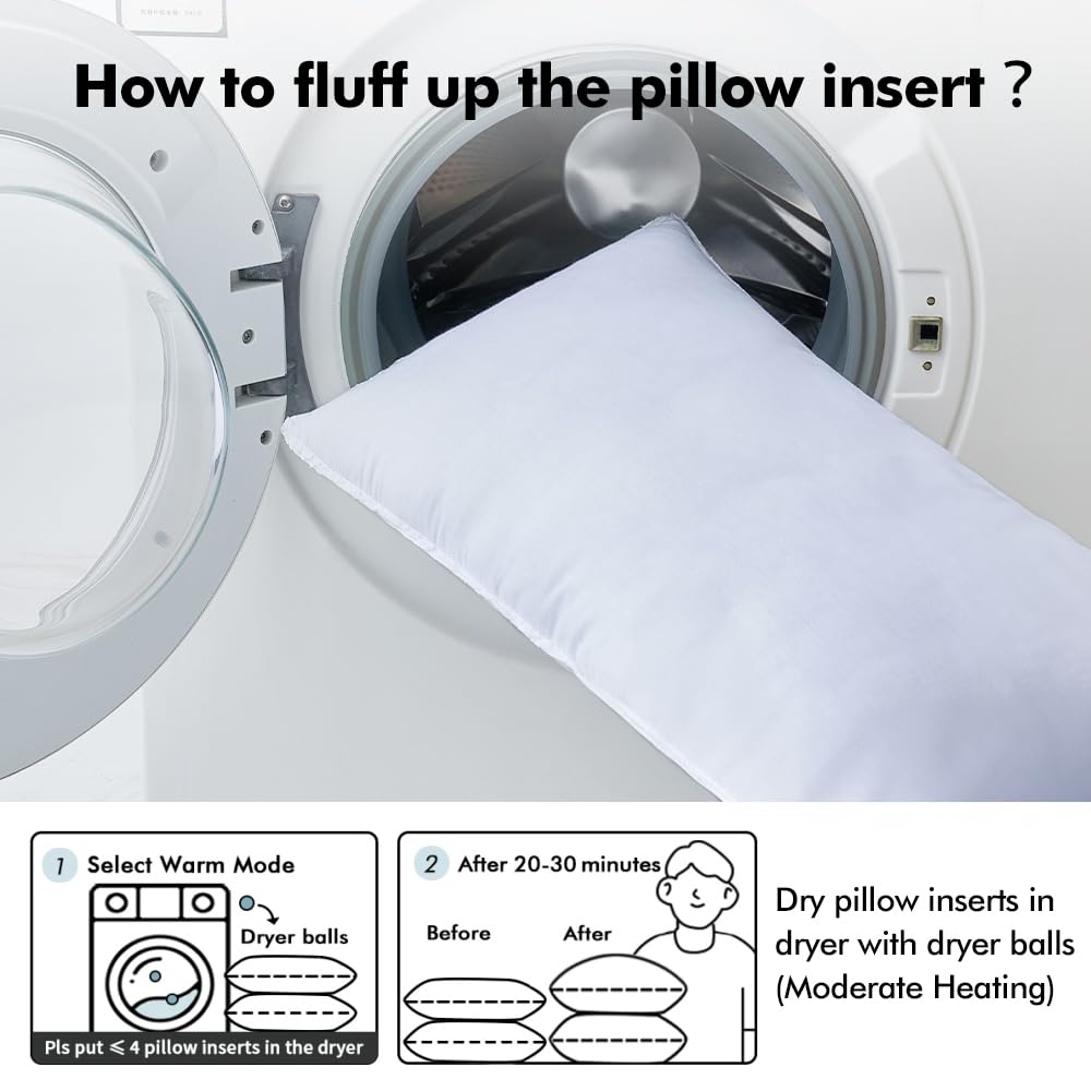 28x28 Inch Synthetic Down Alternative Euro Pillow Insert