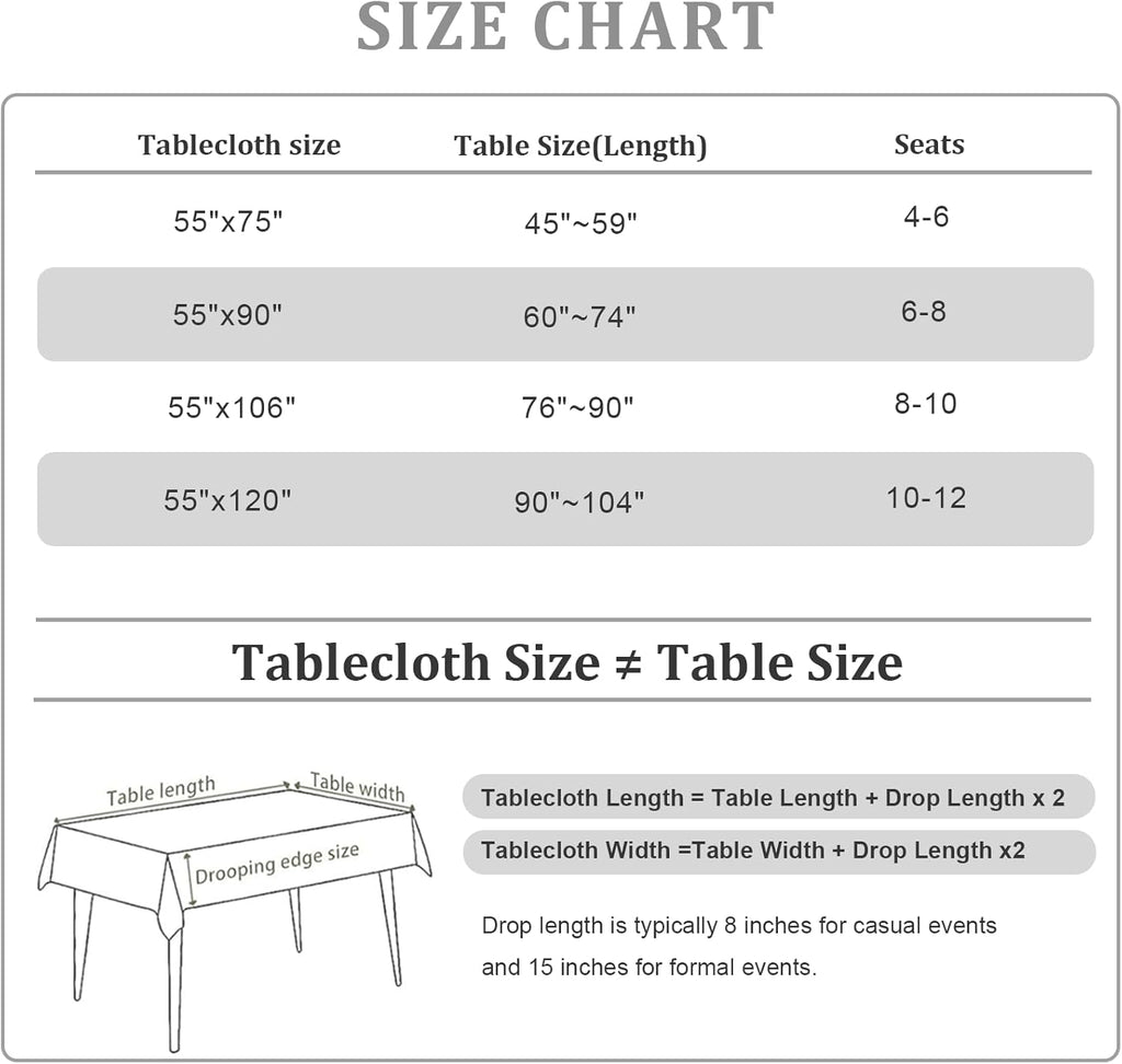 Rectangle Tablecloth 55" x 75", Pink Floral Embroidered Table Cloth with Tassels, Farmhouse Rustic L
