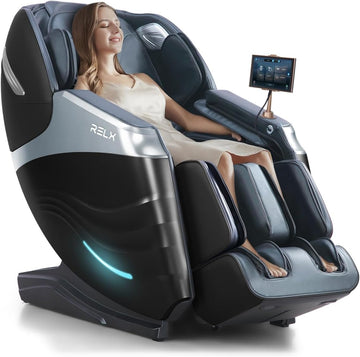 Massage Chair Full Body with Body Scan, Zero Gravity, SL-Track, Black | 20 Modes Shiatsu Massage Chair Built-in Heat