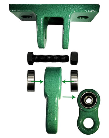 Heavy Duty Green Swing Hangers Screws Bolts Included Over 5000 lb Capacity Playground Porch Yoga Seat Trapeze Wooden