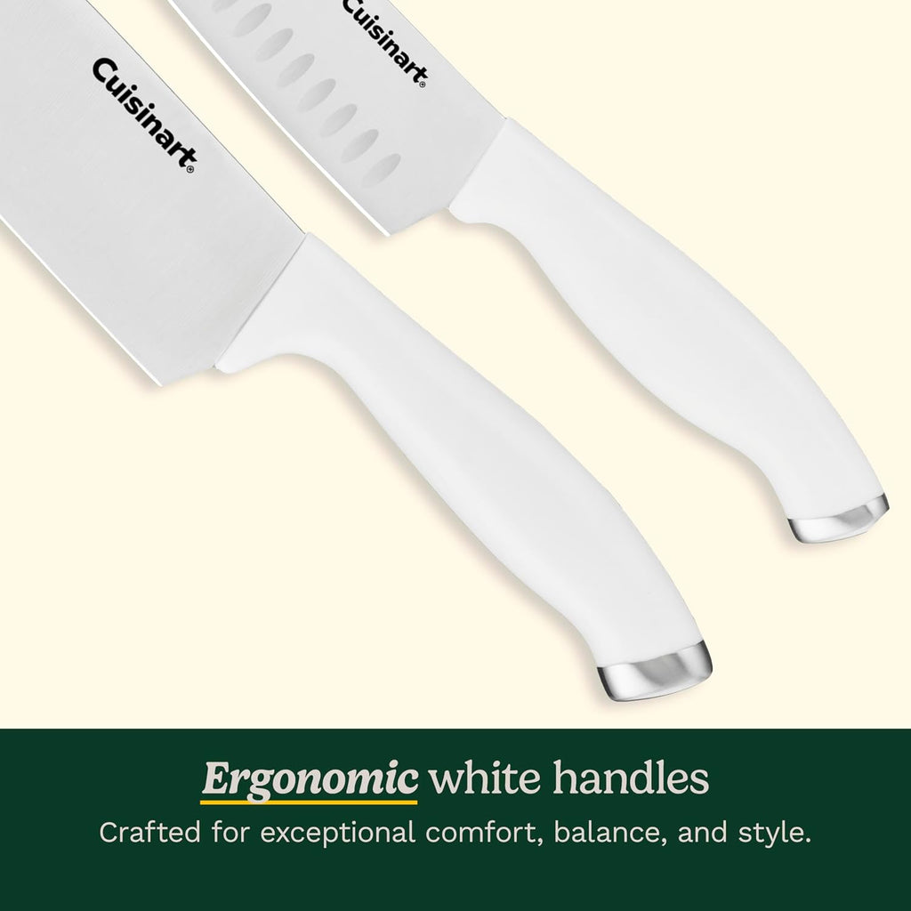 Block Knife Set, 12pc Cutlery Knife Set with Steel Blades for Precise Cutting, Lightweight, Stainless Steel, Durable