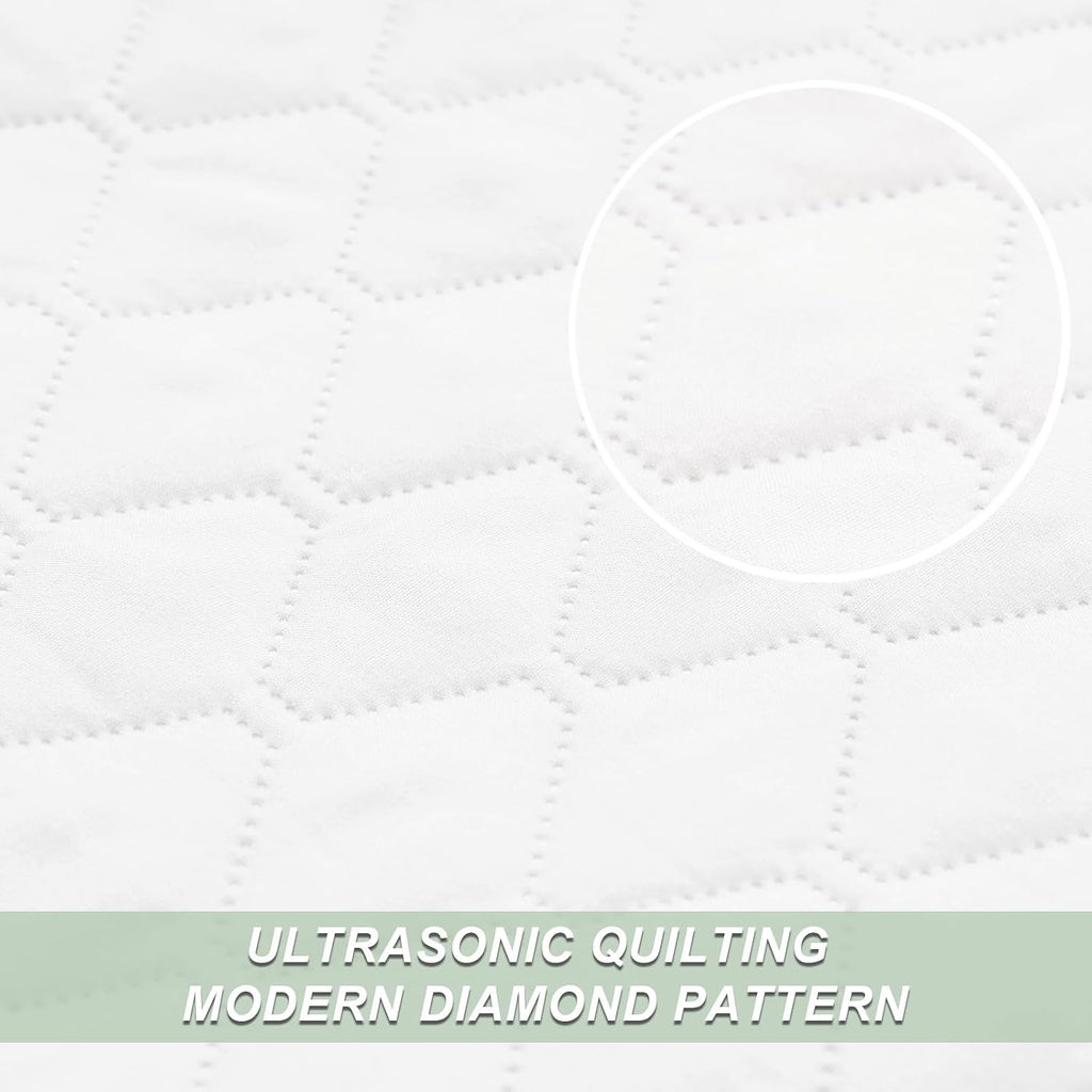 Reversible King Quilt Bedding Set, White