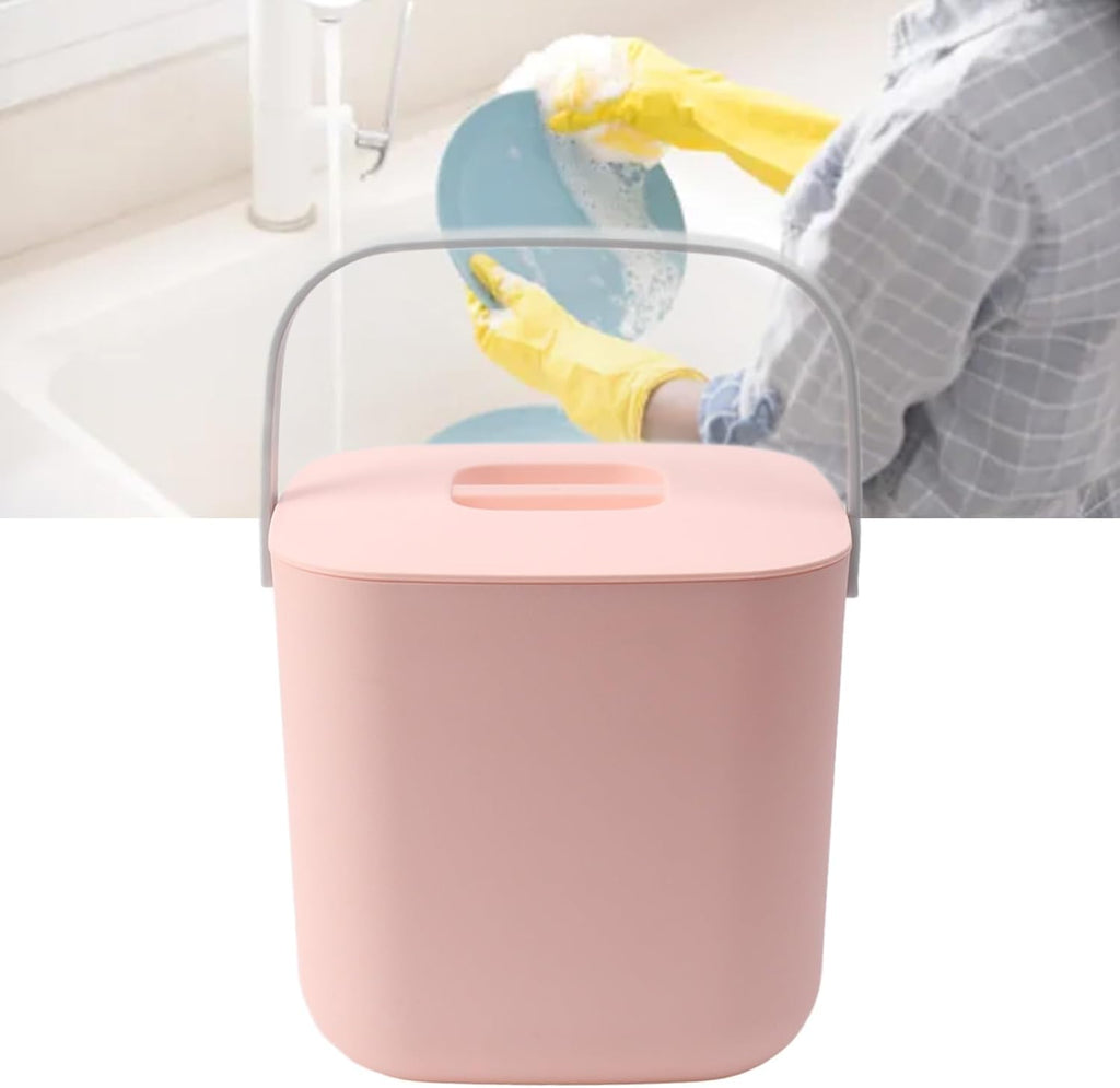 Countertop Dishwasher, 18W 8.5V 2A Portable Countertop Dishwasher for Kitchen (Pink)