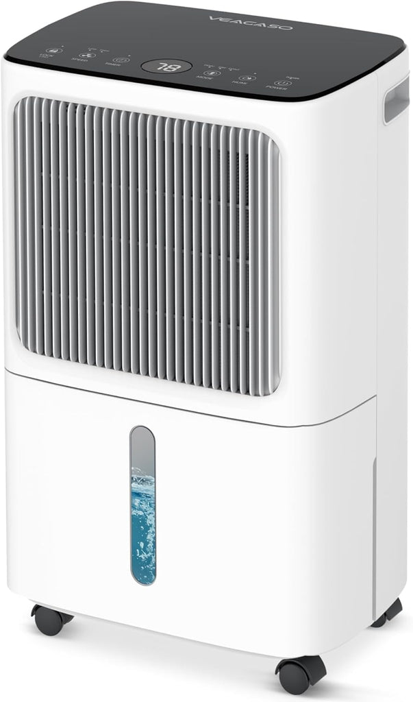 2500 Sq.Ft Dehumidifier for Basement with Drain Hose Max 34 Pints, Dehumidifiers for Home, Large Room, Bathroom