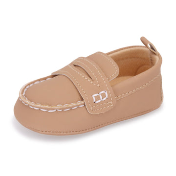 Baby Girls Boys Loafers Prewalker Dress Crib Shoes,BAY230 Khaki 11
