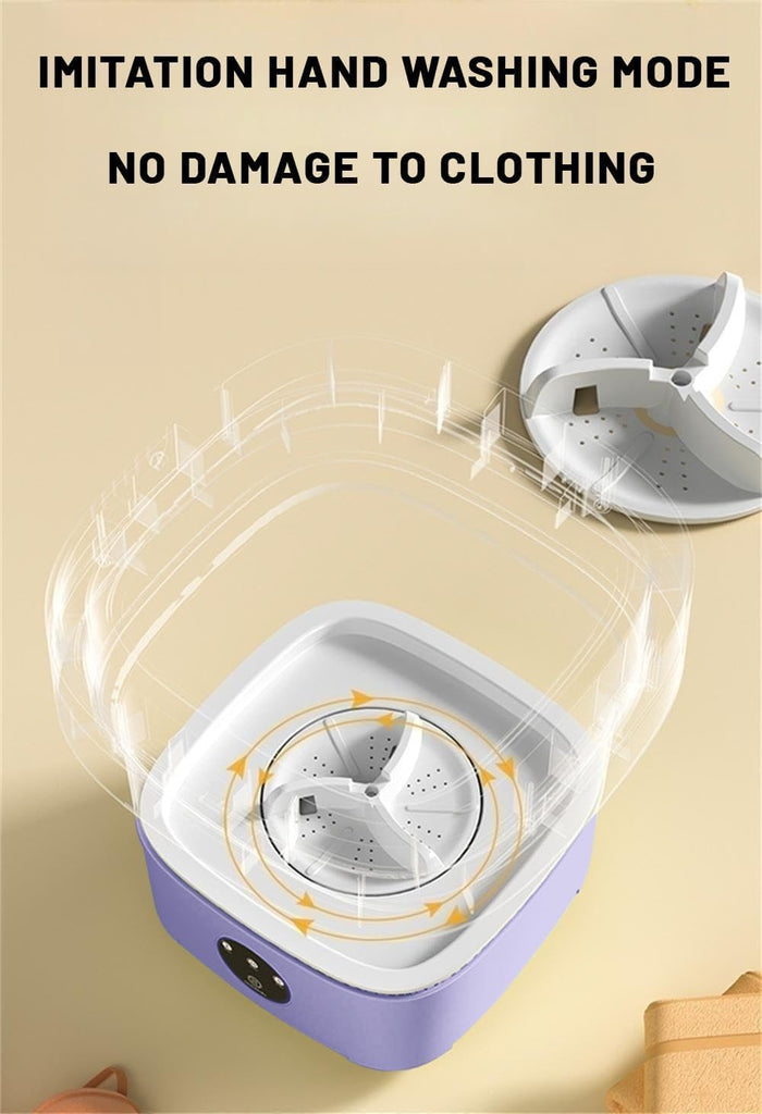 Portable Washing Machine, Mini Washer,20L Upgraded Large Capacity Foldable Washer.Deep Cleaning of Underwear, Baby