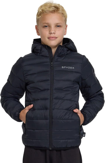 Boys Puffer Jacket - Packable Lightweight Hooded Winter Coat