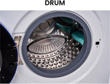 Washer Dryer Combo, 3.1 Cu. Ft/15 lbs Capacity, Anti-Corrosion Design, Convertible Venting, Salt Wash Cycle, Compact