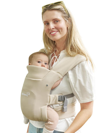 Newborn Carrier, Ergonomic, Cozy Baby Carrier, Cream