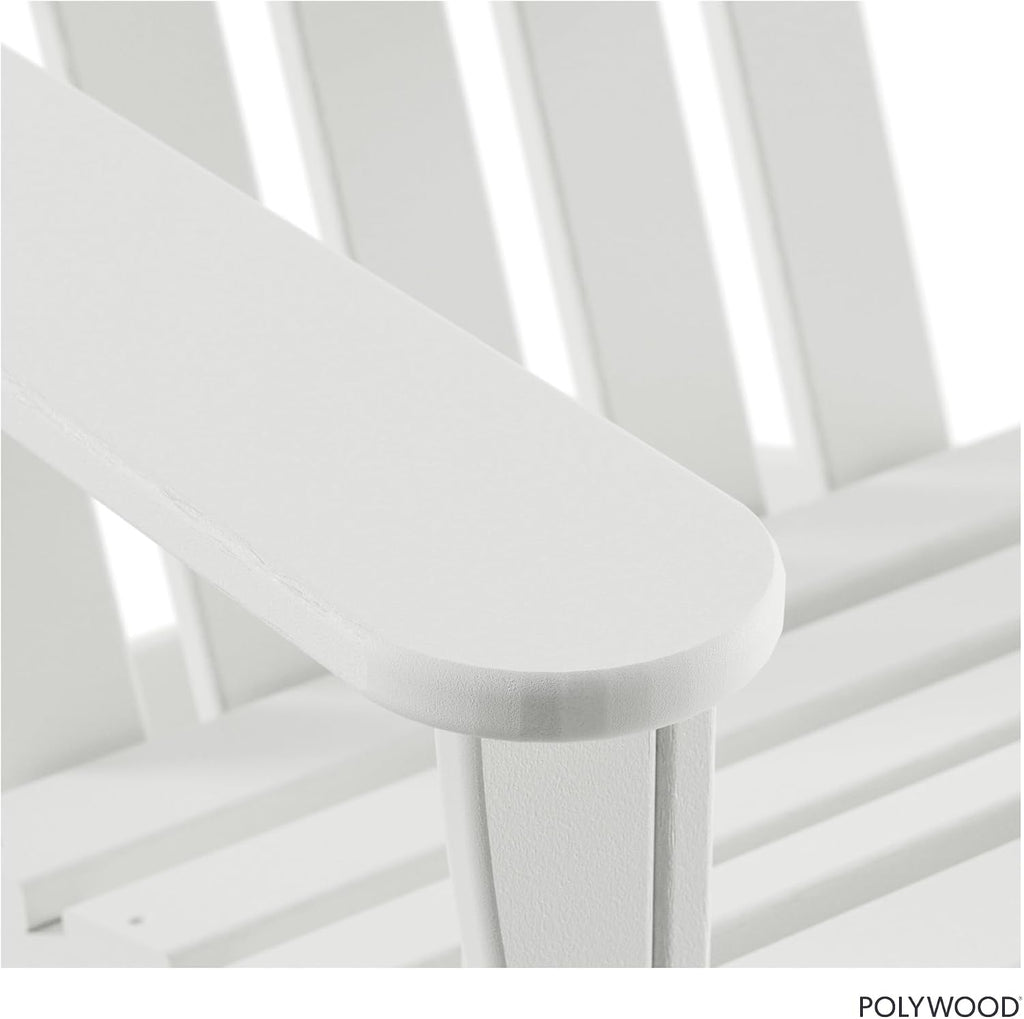 AD4030WH Classic Outdoor Adirondack Chair, White