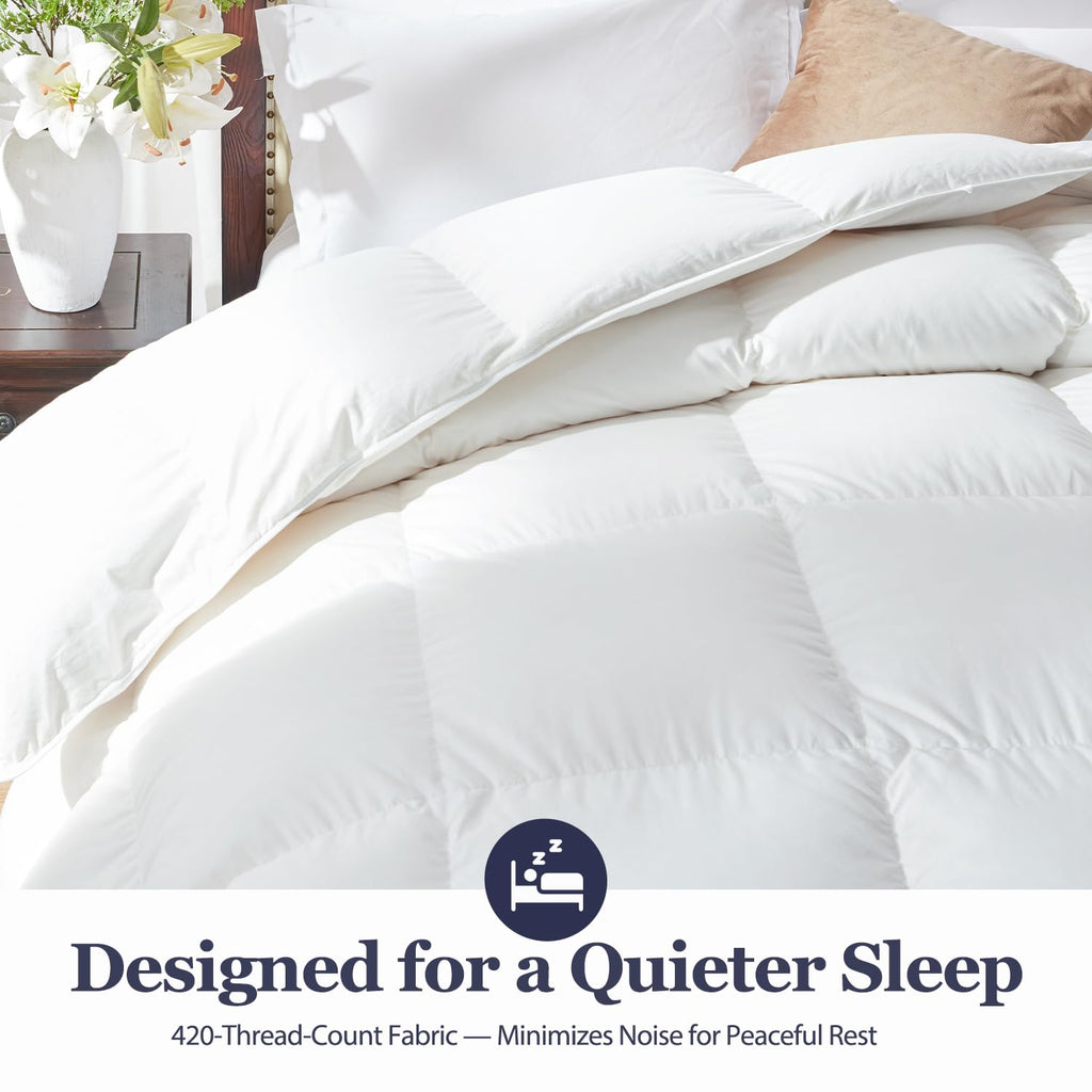 Ultra-Soft Down Feather Comforter California King Size
