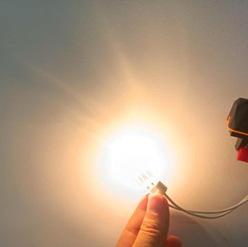 5Pcs G6.35 Light Bulb T4 JC Type GY6.35/G6.35 Bi-pin Base 24V 50W Dimmable Warm White Bulb Machine Work Lamp Bulb