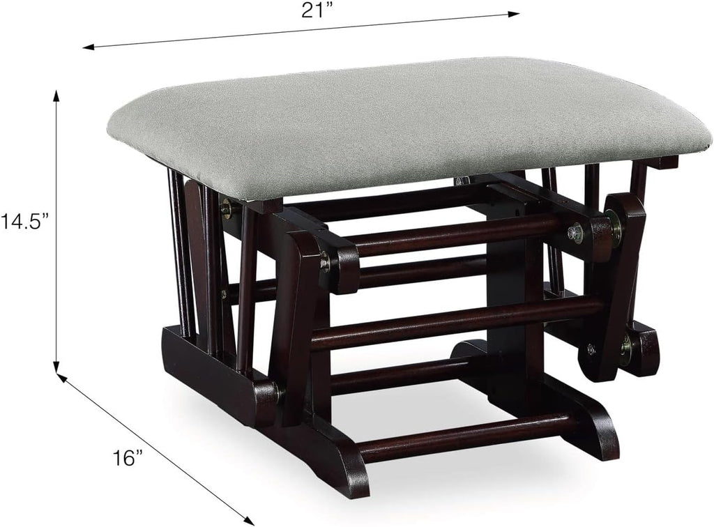Nursery Glider & Ottoman, Espresso