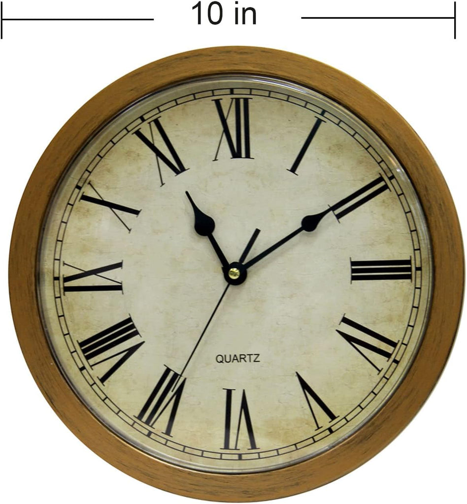 Secret Compartment, Benkaim Upgraded Silent Thickened 10 Inch Plastic Wall Clock Diversion Safe Clock with Hidden Compartment, Clock for...