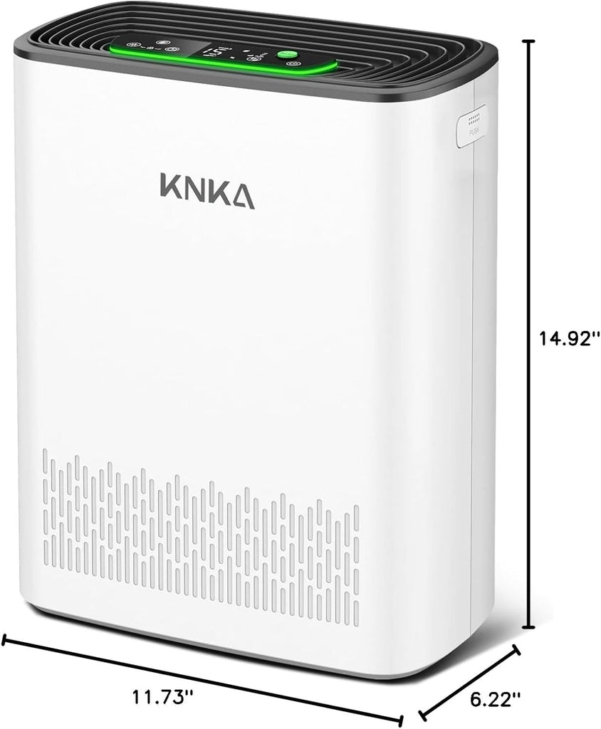 Air Purifiers for Home Large Room Bedroom Up to 1123 Ft² in 1 Hr, Washable Filters, AQI Display, Tur
