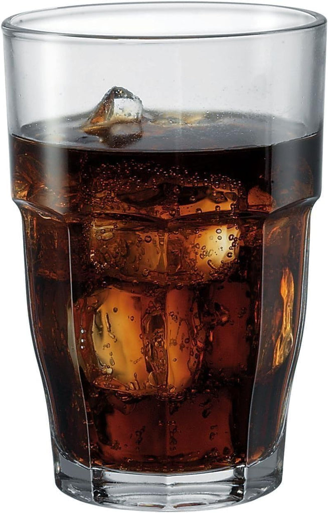 Rock Bar Stackable Beverage, Set Of 6 Dishwasher Safe Drinking Glasses For Soda, Juice, Milk, Coke, Beer, Spirits