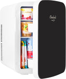 15L Mini Fridge for Bedroom - Car, Office Desk & College Dorm Room - 12v Portable Cooler & Warmer for Food, Drinks