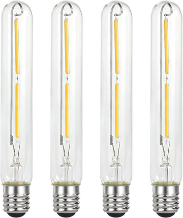 (4 Pack)T6.5 4W LED Tube Light Bulbs for Exit Sign Light,Refrigerator