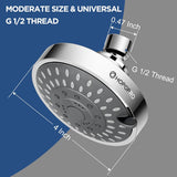 5-Mode High Pressure Shower Head - The Washington Post, NBC News, Today TV Show Recommended