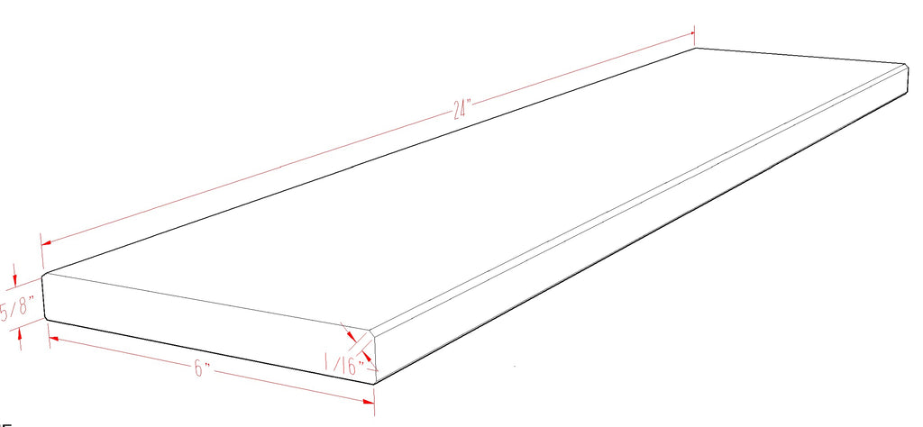 Crema Marfil Engineered Marble Door Floor Threshold Saddle Polished, for Shower Curb, Bathroom Vanity Backsplash