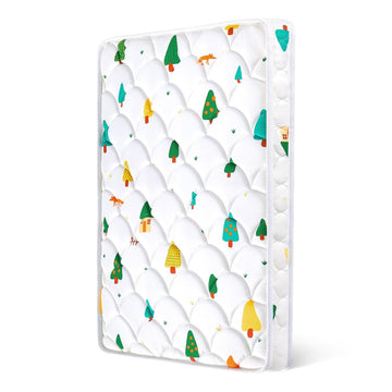 Mini Crib Mattress 38" x 24" x 4"- Firm Support and Comfort Premium Foam,Noiseless and Odorless,Hypoallergenic Mini