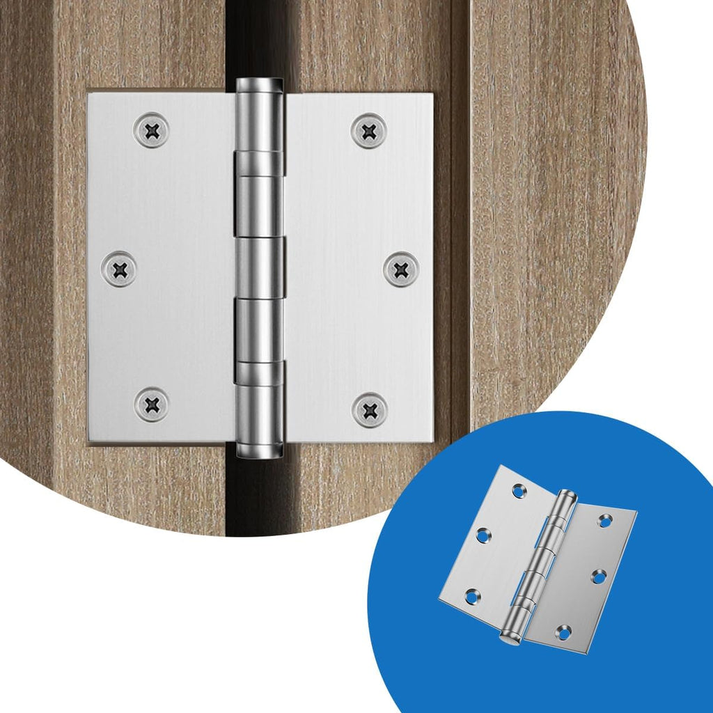 304 Stainless Steel Door Hinges,3.5 x 3.5 Inch Ball Bearing Hinges