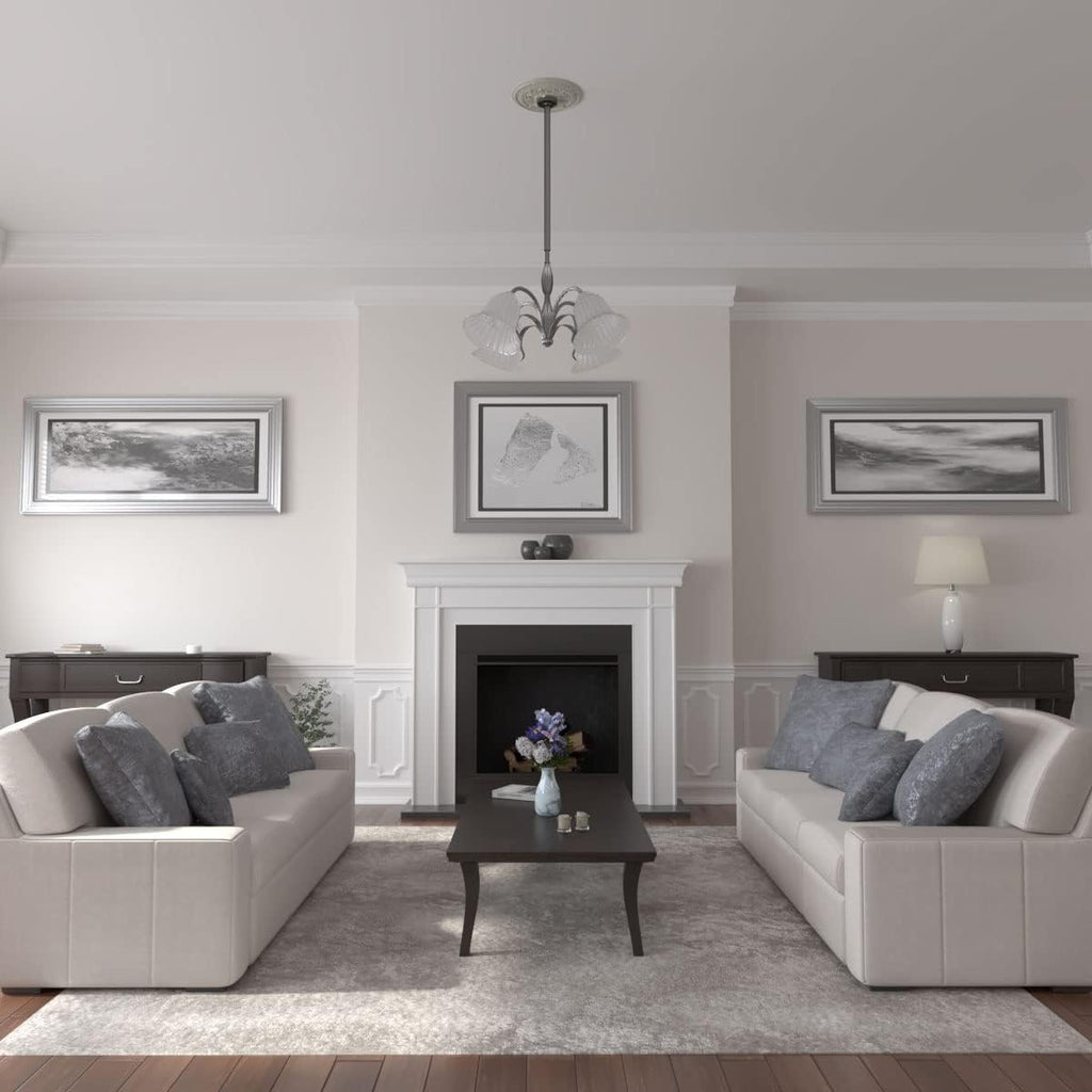 Baltimore Ceiling Medallion, Pot of Cream