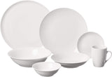 52 Pc Coupe Dinnerware Set, Service for 8, White,SM-5200-CP-W