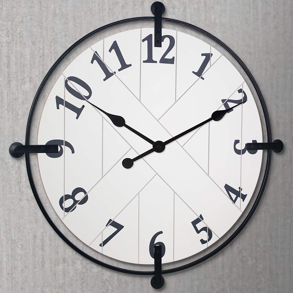 Farmhouse Series Barn Door Clock