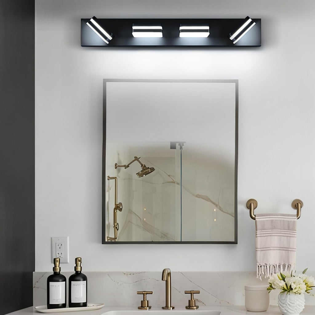 360° Rotate LED Bathroom Vanity Light Fixtures, Acrylic Vanity Lights , Modern Wall Lighting Fixtures Over Mirror