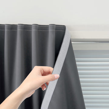 Magic Tape Stick On Curtains Window Shades Pull Down Blackout Window Cover Blackout Curtains No Drillng Self Adhesive