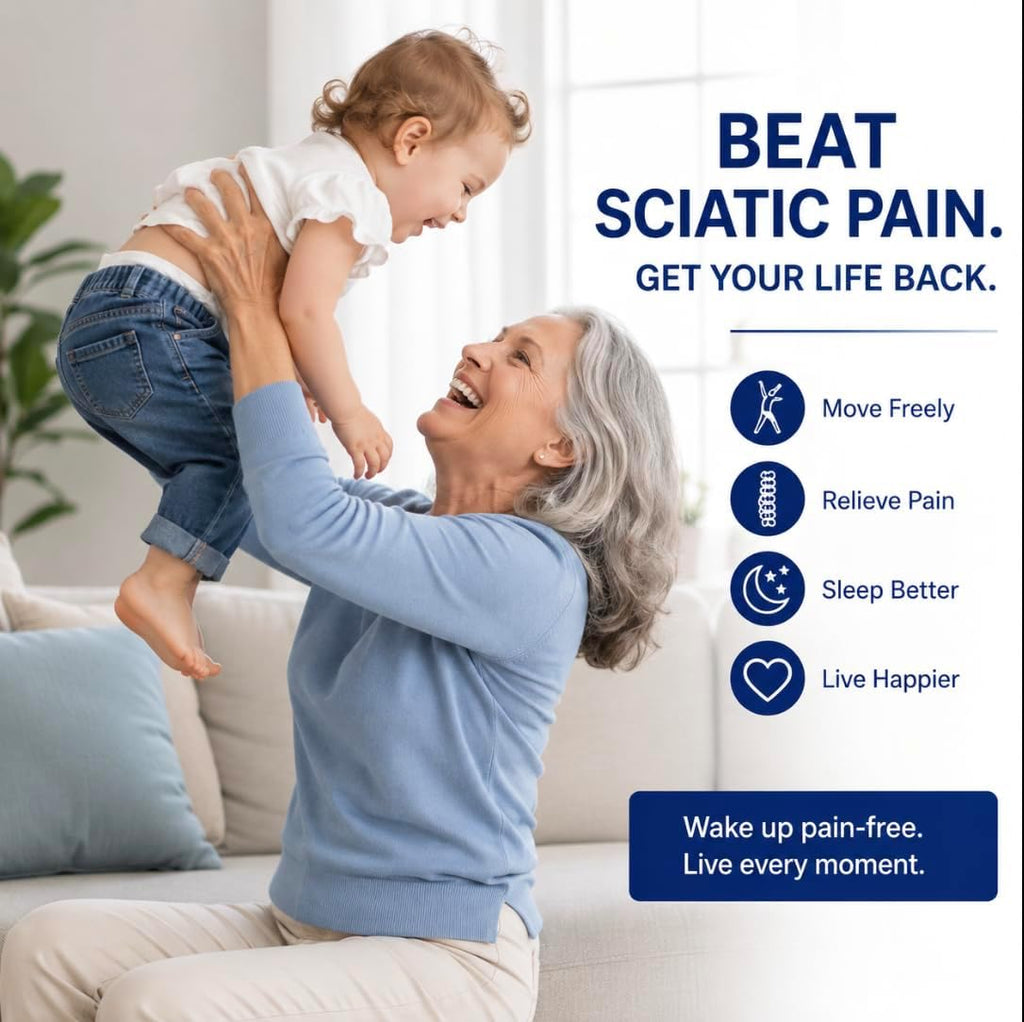 Knee & Leg Pillow for Side Sleepers | Memory Foam, Hip Alignment & Spine Support, No-Slip Elastic Leg Strap