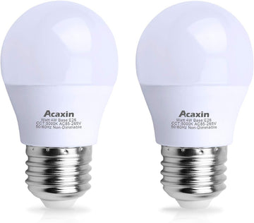LED Refrigerator Light Bulb 4W 40Watt Equivalent, Waterproof Fridge Bulbs Replacement for Frigidaire, Freezer Bulb