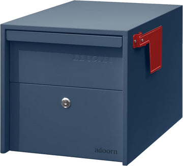 Lockable Post Mount Mailboxes - Small Anti-Theft Locking Mailbox for Packages and Letters - Weatherproof Construction