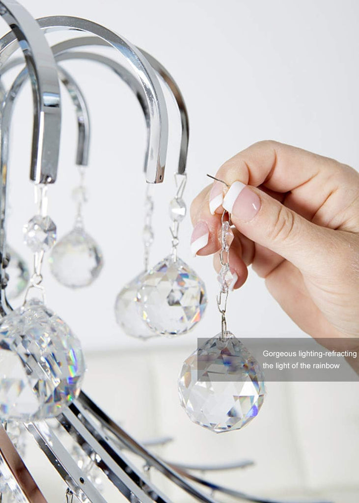 20pcs 30mm and 10 pcs 40mm Clear Crystal Prism Balls Sunshine Catcher Rainbow Pendants Maker