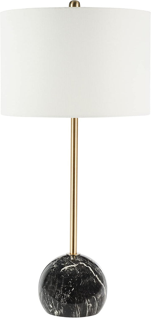 Kyrene Contemporary Gold/Black Marble 32-inch Table Lamp (LED Bulb Included)