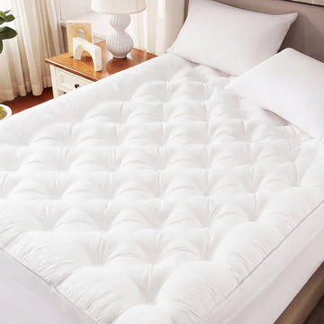 4 Inch Memory Foam Mattress Topper Queen for Back Pain Relief