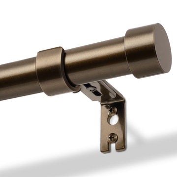 Curtain Rods for Windows 32 to 240 Inch, Bronze Curtain Rod